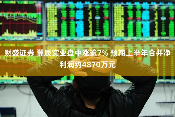 财盛证券 翼辰实业盘中涨逾7% 预期上半年合并净利润约4870万元