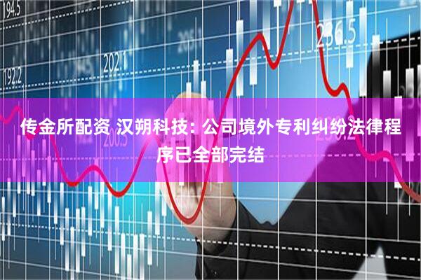 传金所配资 汉朔科技: 公司境外专利纠纷法律程序已全部完结